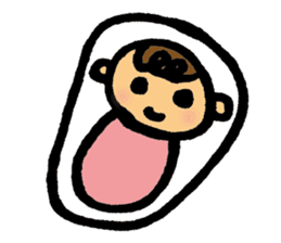 Daily conversation of her baby sticker #416104