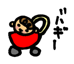 Daily conversation of her baby sticker #416114