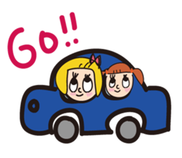 bobbed hair and friends !!! sticker #416162