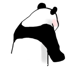 the stamp of PANDA sticker #417100