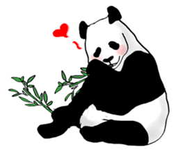 the stamp of PANDA sticker #417120