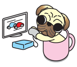 MUGPUG sticker #417359