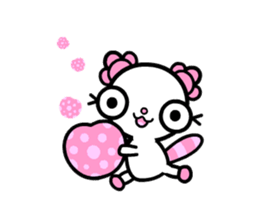 Rose Cat sticker #417769