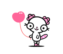 Rose Cat sticker #417773