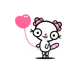 Rose Cat sticker #417773