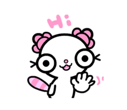 Rose Cat sticker #417775