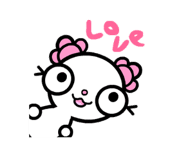 Rose Cat sticker #417784