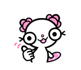 Rose Cat sticker #417786