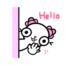 Rose Cat sticker #417794