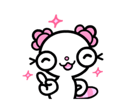 Rose Cat sticker #417802