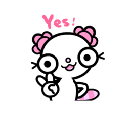 Rose Cat sticker #417804