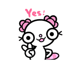 Rose Cat sticker #417804