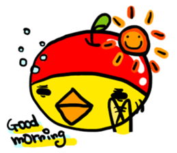 Headdress apple sticker #417931