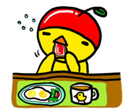 Headdress apple sticker #417933