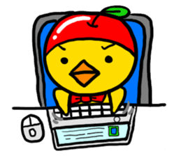 Headdress apple sticker #417936