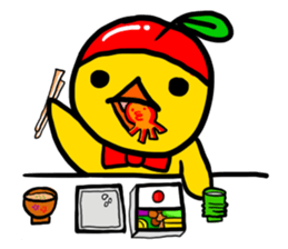 Headdress apple sticker #417938