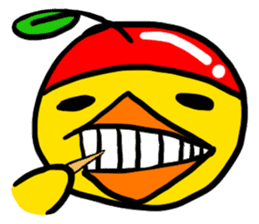 Headdress apple sticker #417939