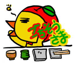 Headdress apple sticker #417940