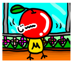 Headdress apple sticker #417942