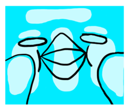 Headdress apple sticker #417943