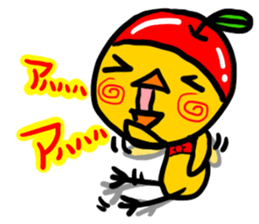 Headdress apple sticker #417947