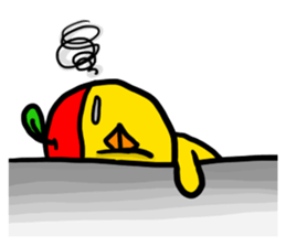 Headdress apple sticker #417949