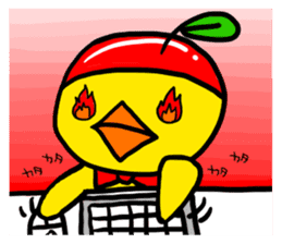 Headdress apple sticker #417950