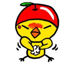 Headdress apple sticker #417953