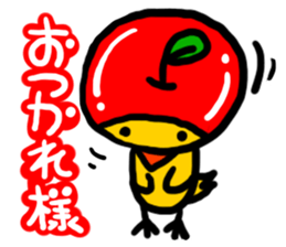 Headdress apple sticker #417955