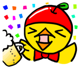 Headdress apple sticker #417957