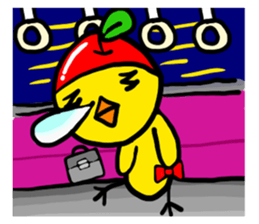 Headdress apple sticker #417960