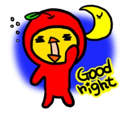 Headdress apple sticker #417967