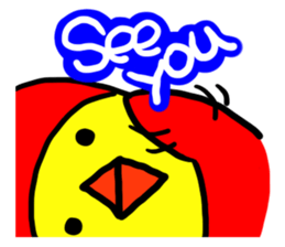 Headdress apple sticker #417968