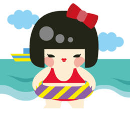Kokeshi Dolls sticker #418068