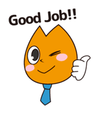 Bizcom Orange sticker #418135