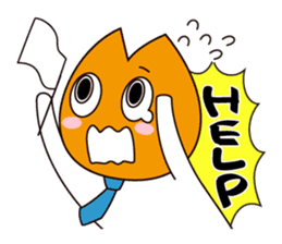 Bizcom Orange sticker #418146