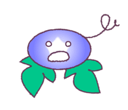 Cheerful morning glory sticker #418742