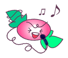 Cheerful morning glory sticker #418760