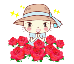 Nekokochan and two friends sticker #418902