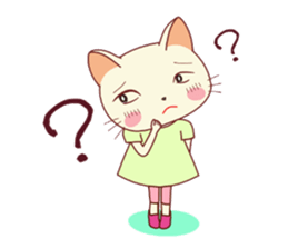 Nekokochan and two friends sticker #418908