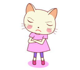 Nekokochan and two friends sticker #418914