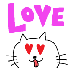 simple cat sticker #419630