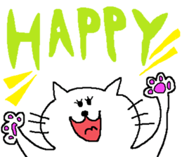 simple cat sticker #419633