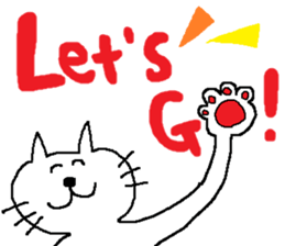 simple cat sticker #419644