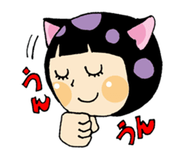 Daily life of the cat ear Tamako sticker #419913