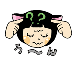 Daily life of the cat ear Tamako sticker #419922