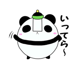 kyonshi panda sticker #419930