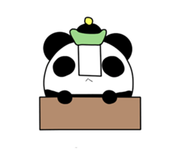 kyonshi panda sticker #419958