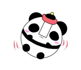 kyonshi panda sticker #419966