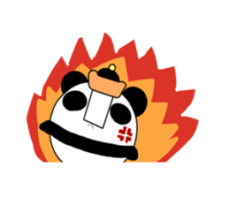 kyonshi panda sticker #419968